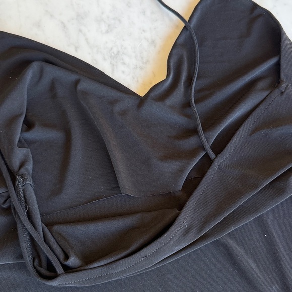Zara Black Slip Dress - Picture 4 of 4